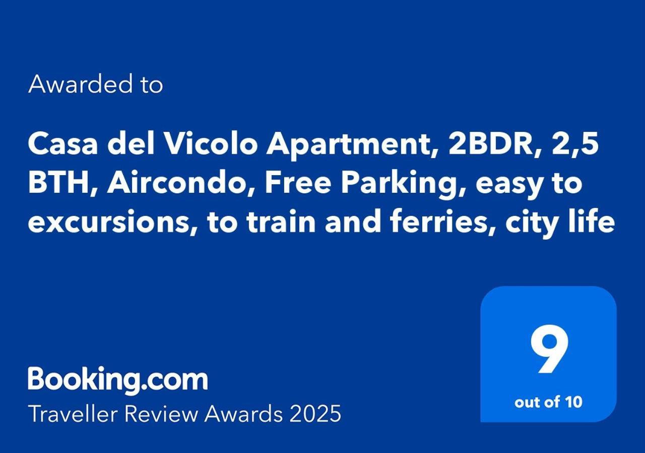 Vicolo Apartment, Pedestrian Centre, 2Bdr, 2,5 Bth, Aircondo, Private Parking, Easy To Train And Ferries, City Life La Spezia Exterior photo